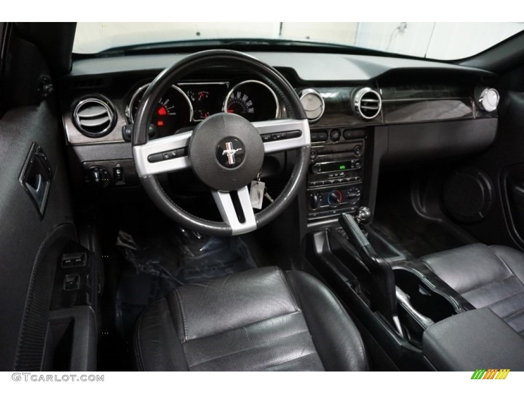 2006 Mustang GT Premium Convertible - Windveil Blue Metallic / Red/Dark Charcoal photo #33