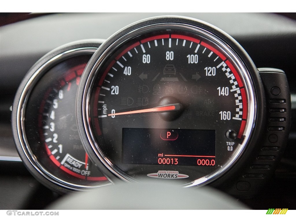 2016 Hardtop John Cooper Works 2 Door - Midnight Black Metallic / JCW Double Stripe Carbon Black/Dinamica photo #8