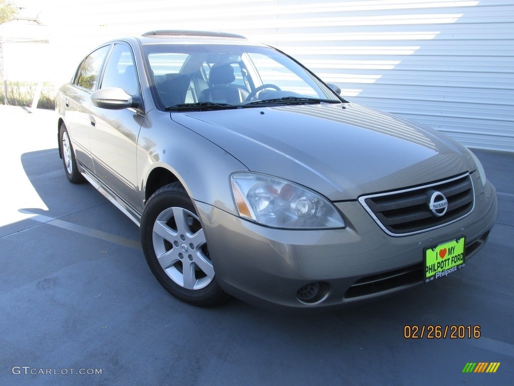 2003 Altima 2.5 SL - Polished Pewter Metallic / Charcoal photo #1