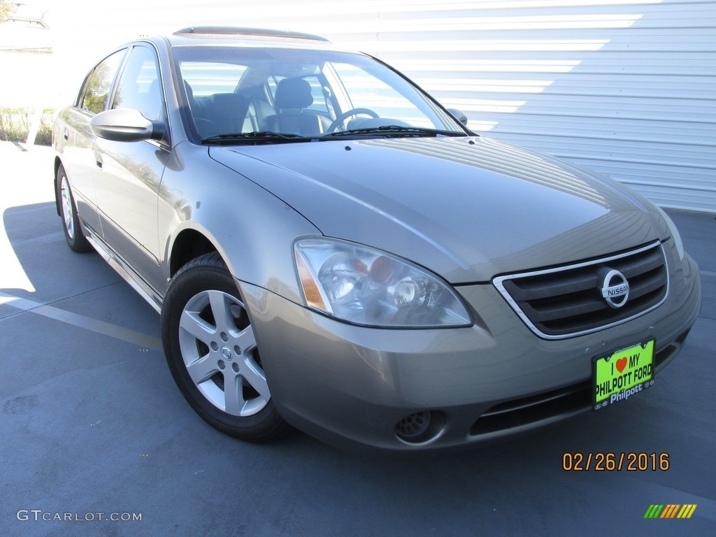 2003 Altima 2.5 SL - Polished Pewter Metallic / Charcoal photo #2