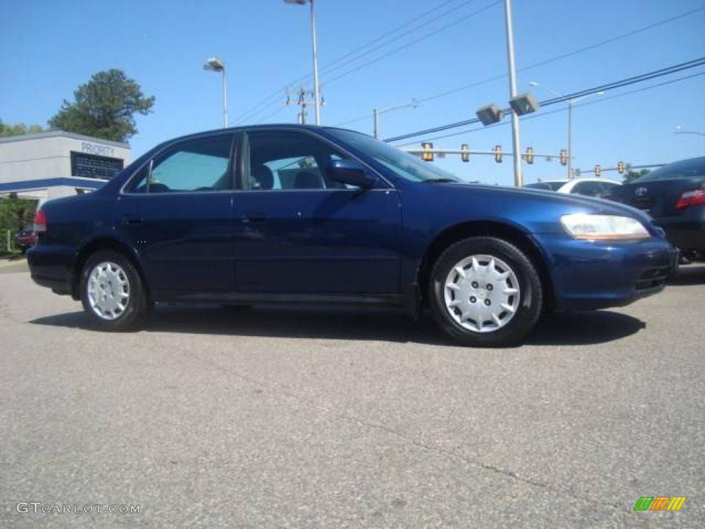 2001 Accord LX Sedan - Eternal Blue Pearl / Quartz Gray photo #6
