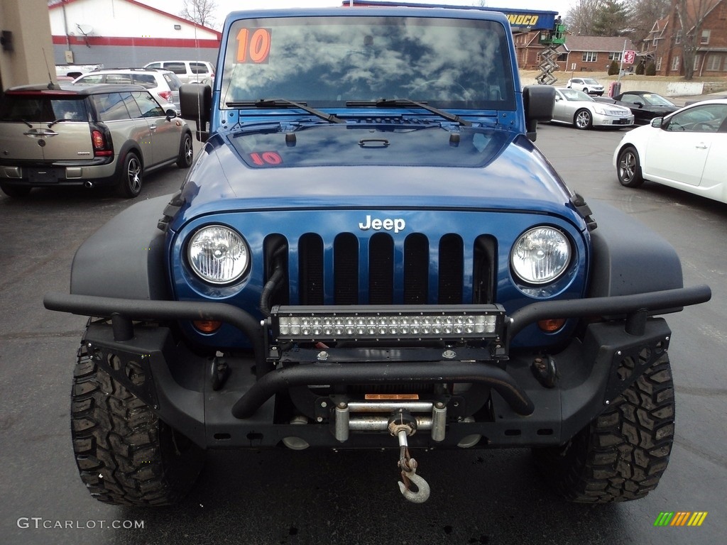 2010 Wrangler Unlimited Rubicon 4x4 - Deep Water Blue Pearl / Dark Slate Gray/Medium Slate Gray photo #23