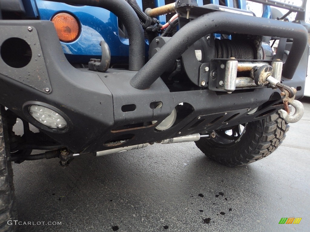 2010 Wrangler Unlimited Rubicon 4x4 - Deep Water Blue Pearl / Dark Slate Gray/Medium Slate Gray photo #34