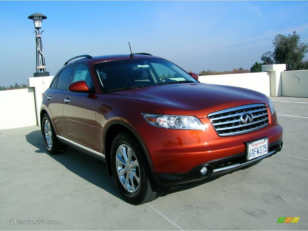 2007 FX 35 AWD - Autumn Copper Metallic / Graphite photo #5