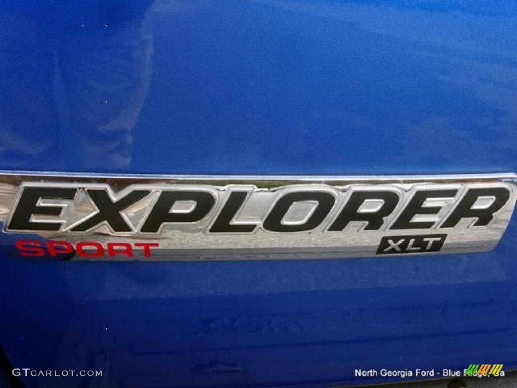 2010 Explorer XLT - Blue Flame Metallic / Black photo #42