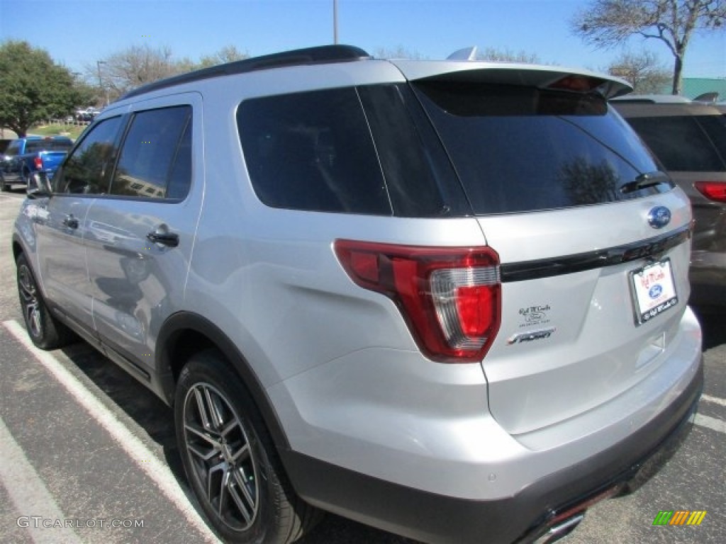 2016 Explorer Sport 4WD - Ingot Silver Metallic / Ebony Black photo #4