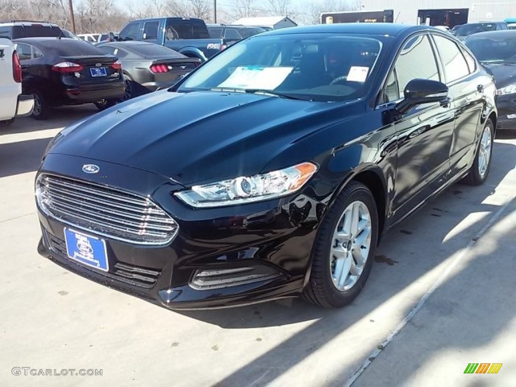 2016 Fusion SE - Shadow Black / Charcoal Black photo #7