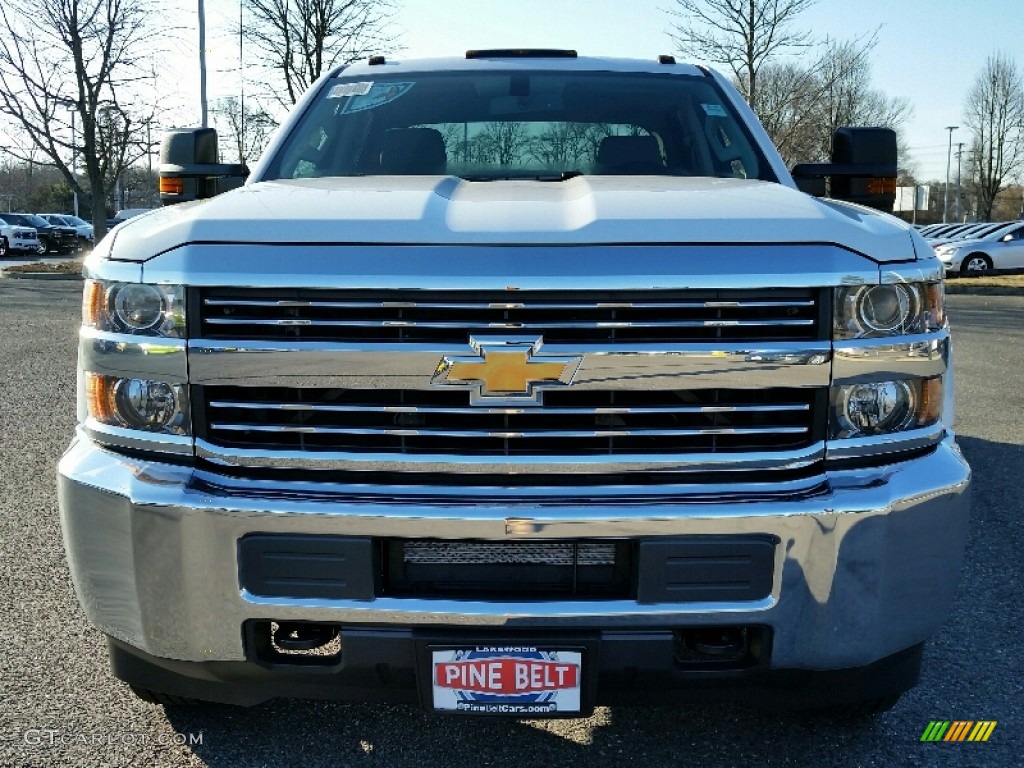 2016 Silverado 3500HD WT Crew Cab 4x4 - Summit White / Dark Ash/Jet Black photo #2