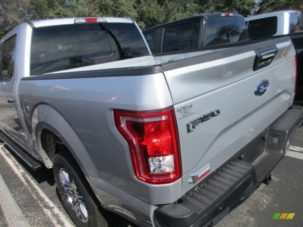 2016 F150 XLT SuperCrew - Ingot Silver / Medium Earth Gray photo #5