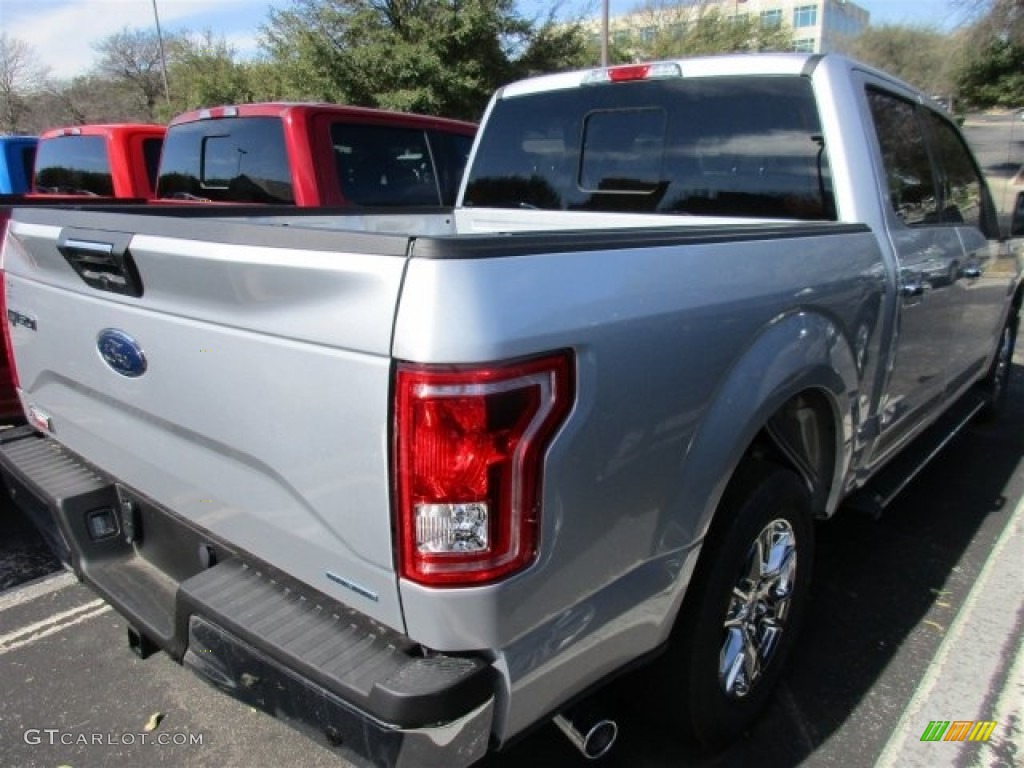 2016 F150 XLT SuperCrew - Ingot Silver / Medium Earth Gray photo #8