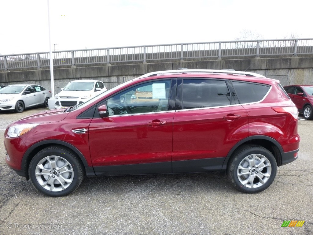 2016 Escape Titanium 4WD - Ruby Red Metallic / Medium Light Stone photo #5