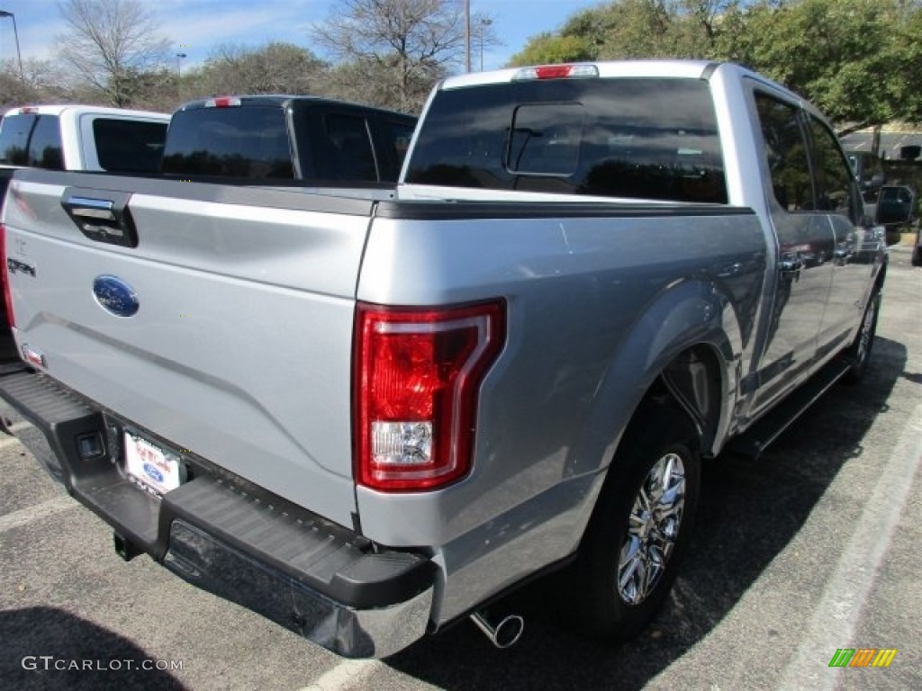 2016 F150 XLT SuperCrew - Ingot Silver / Medium Earth Gray photo #9