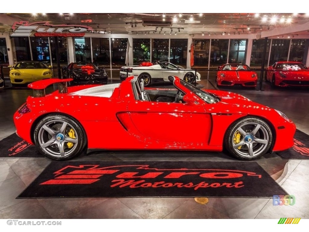 2005 Carrera GT  - Guards Red / Dark Grey Natural Leather photo #14