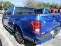 2016 Blue Flame Ford F150 XLT SuperCrew  photo #6