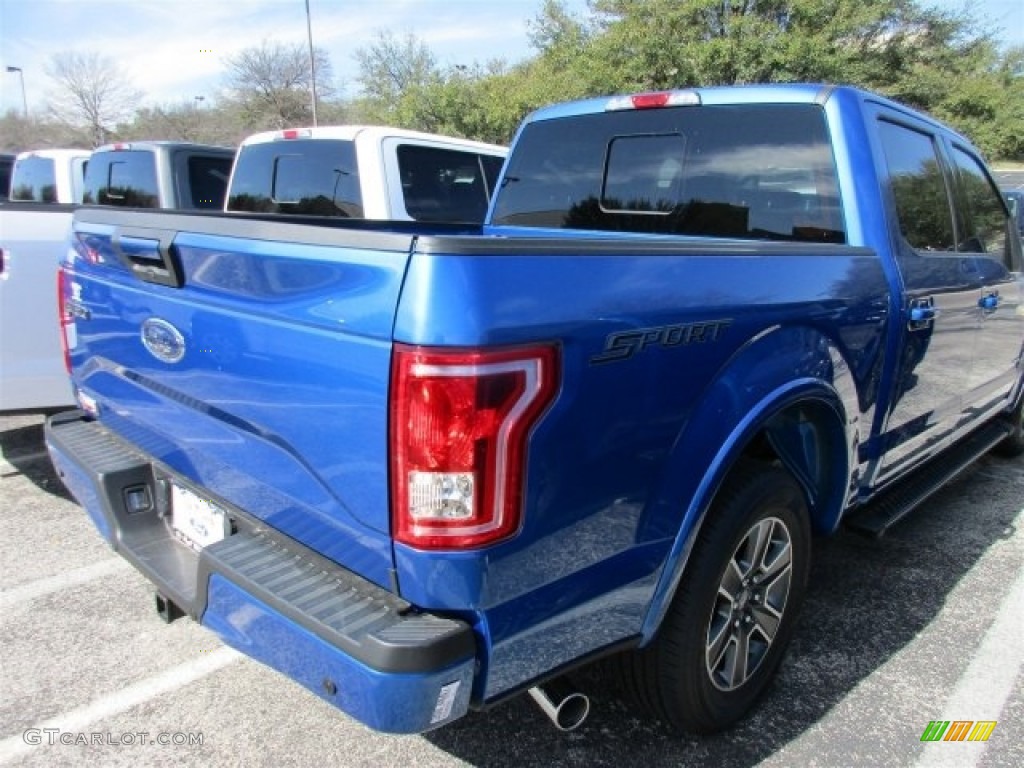 2016 F150 XLT SuperCrew - Blue Flame / Black photo #9