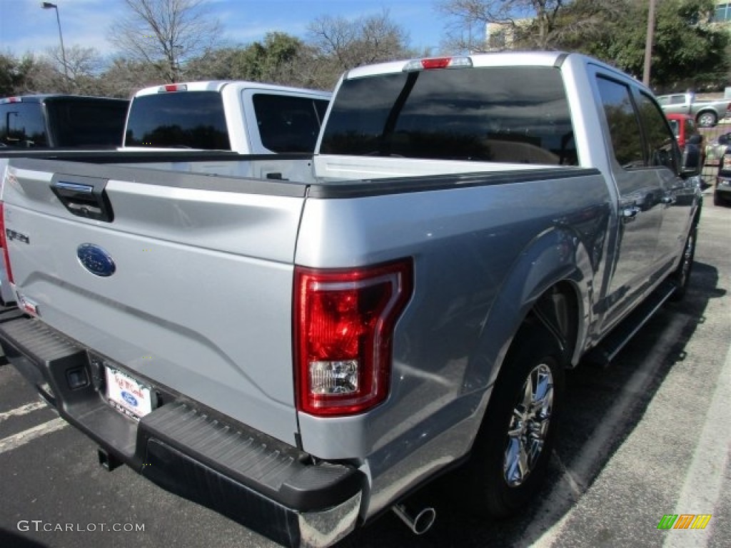 2016 F150 XLT SuperCrew - Ingot Silver / Medium Earth Gray photo #9