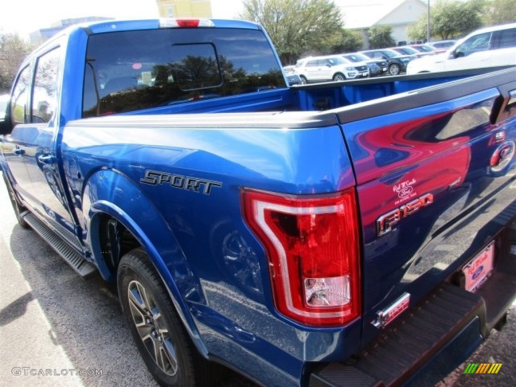 2016 F150 XLT SuperCrew - Blue Flame / Black photo #5