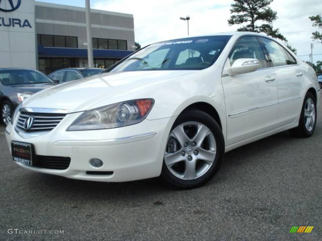 2005 RL 3.5 AWD Sedan - Premium White Pearl / Parchment photo #1