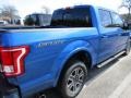 2016 Blue Flame Ford F150 XLT SuperCrew  photo #8