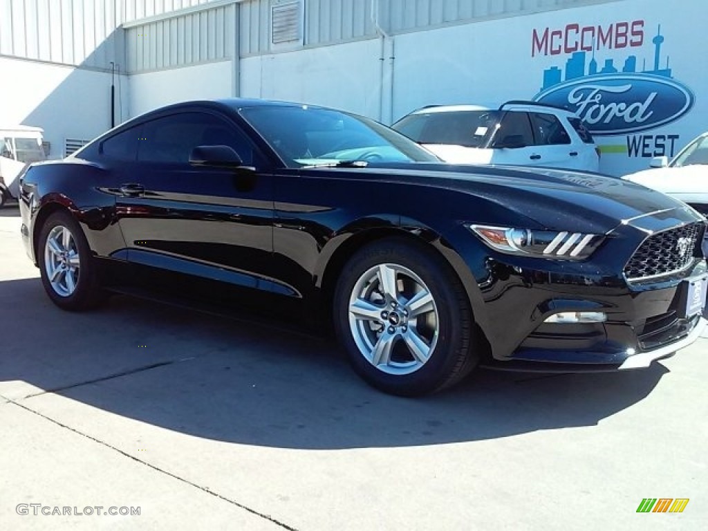 Shadow Black Ford Mustang