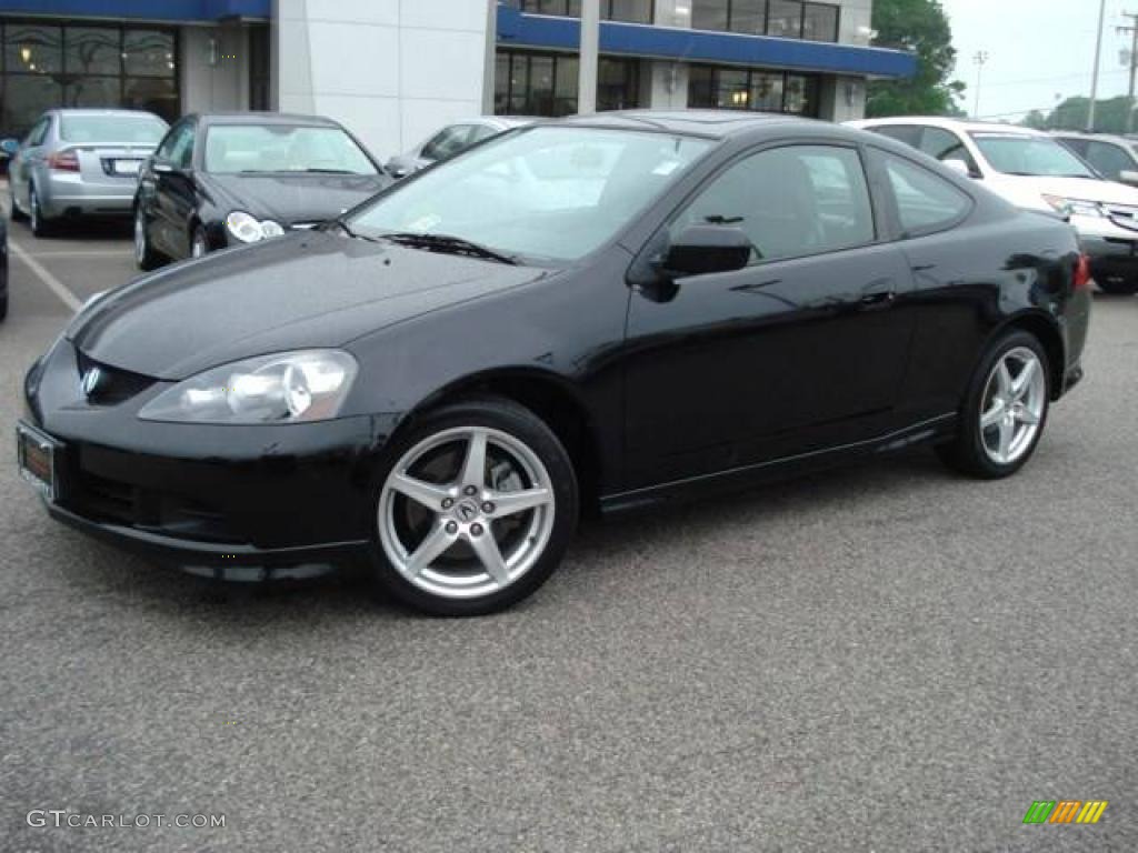 2006 RSX Type S Sports Coupe - Nighthawk Black Pearl / Ebony photo #2