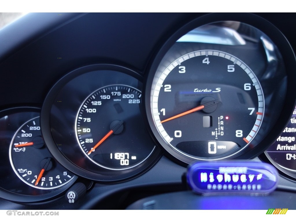 2014 Porsche 911 Turbo S Cabriolet Gauges Photo #111110753