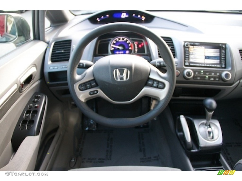 2006 Civic EX Sedan - Shoreline Mist Metallic / Gray photo #5