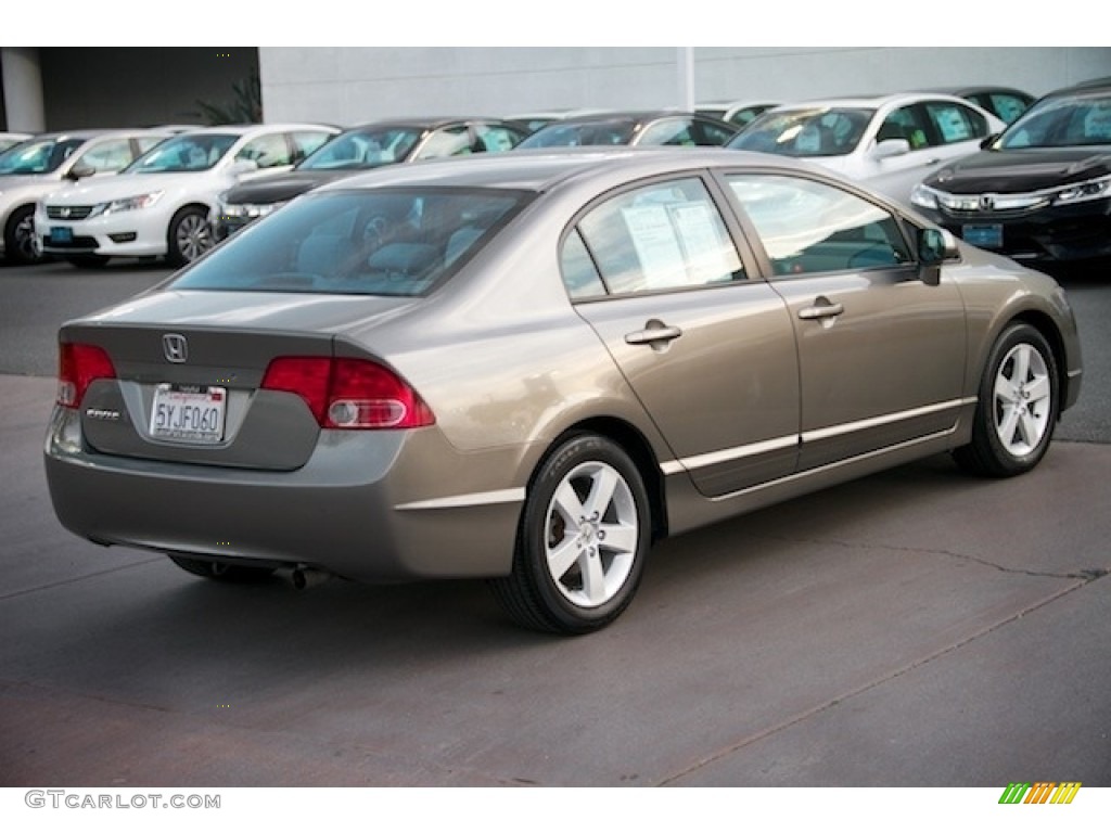 2006 Civic EX Sedan - Shoreline Mist Metallic / Gray photo #11