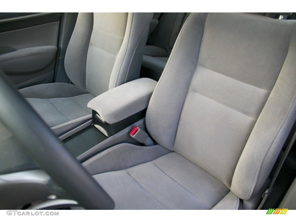 2006 Civic EX Sedan - Shoreline Mist Metallic / Gray photo #14