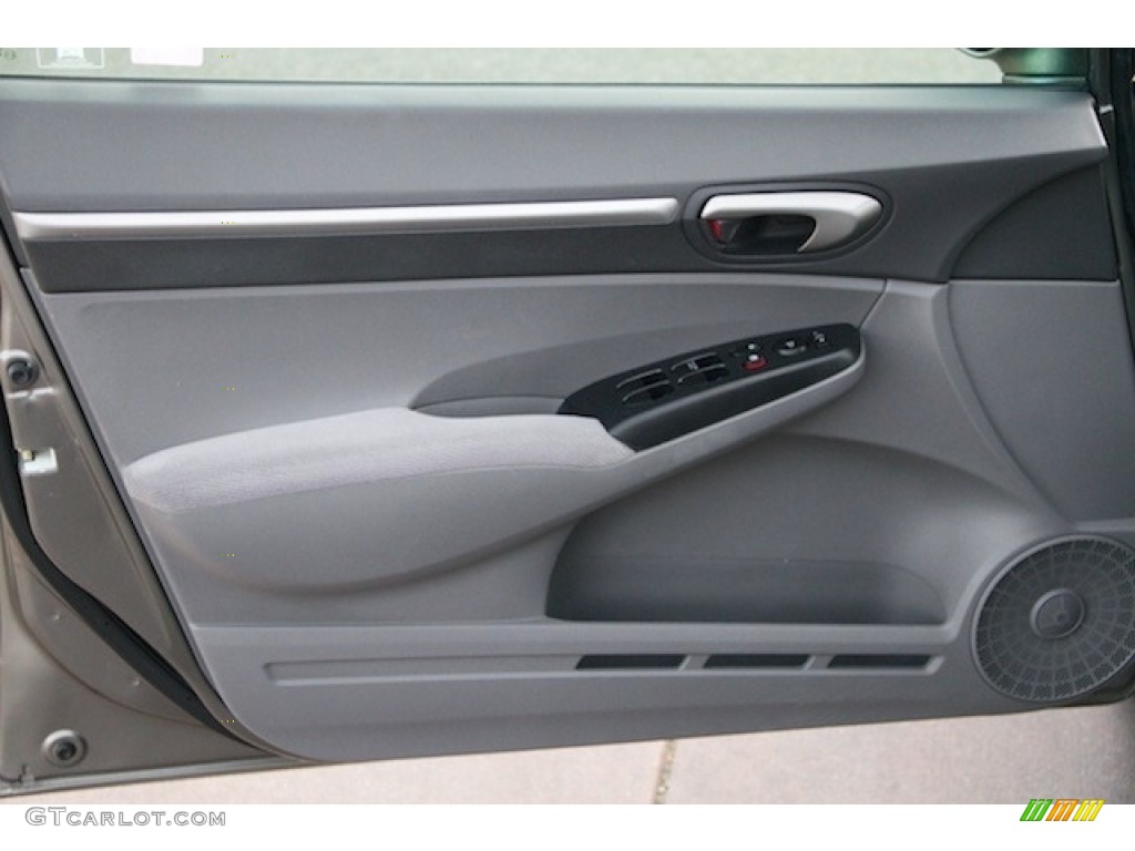 2006 Civic EX Sedan - Shoreline Mist Metallic / Gray photo #23