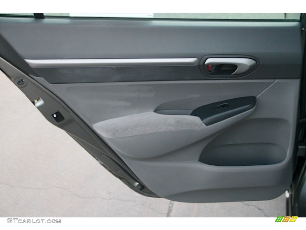 2006 Civic EX Sedan - Shoreline Mist Metallic / Gray photo #24