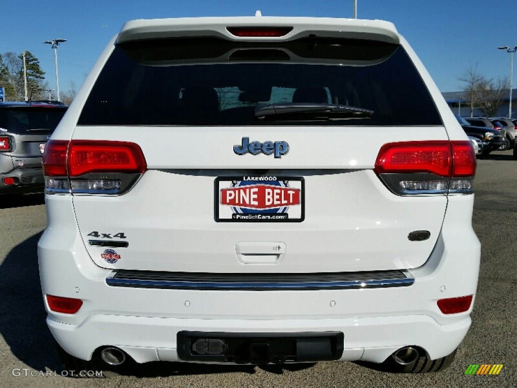 2016 Grand Cherokee Overland 4x4 - Bright White / Brown/Light Frost Beige photo #5