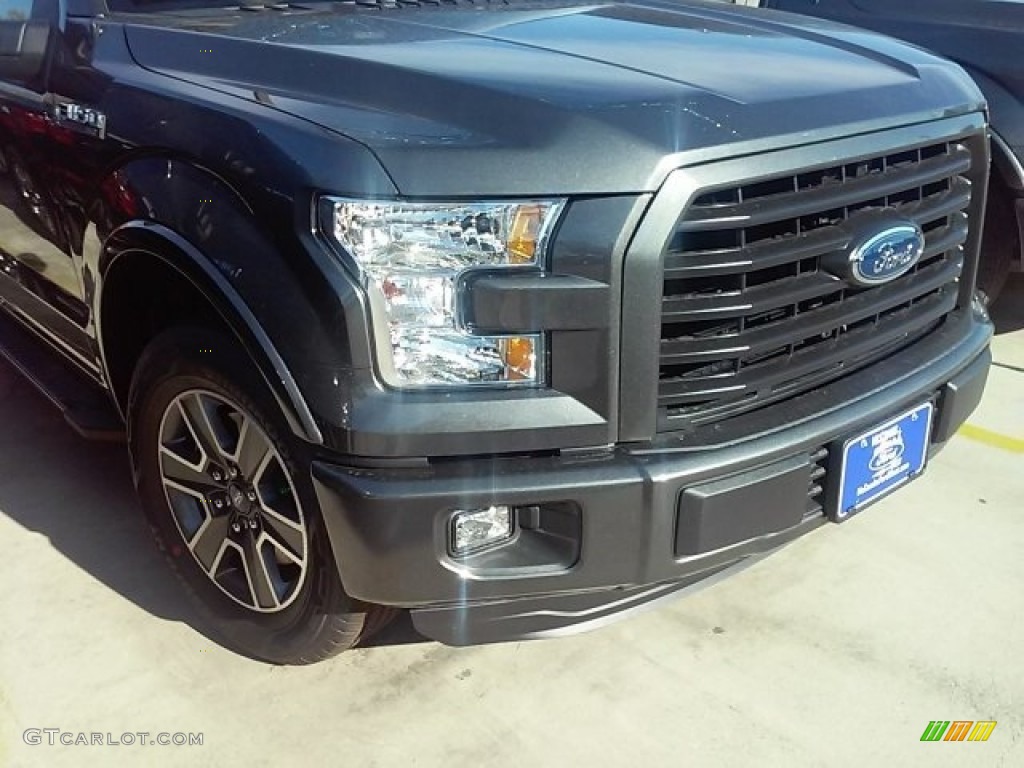 2016 F150 XLT SuperCrew - Magnetic / Black photo #3