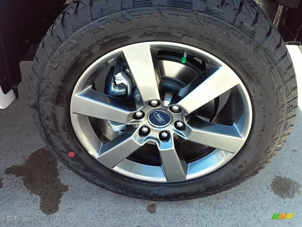 2016 F150 Lariat SuperCrew 4x4 - Oxford White / Black photo #3