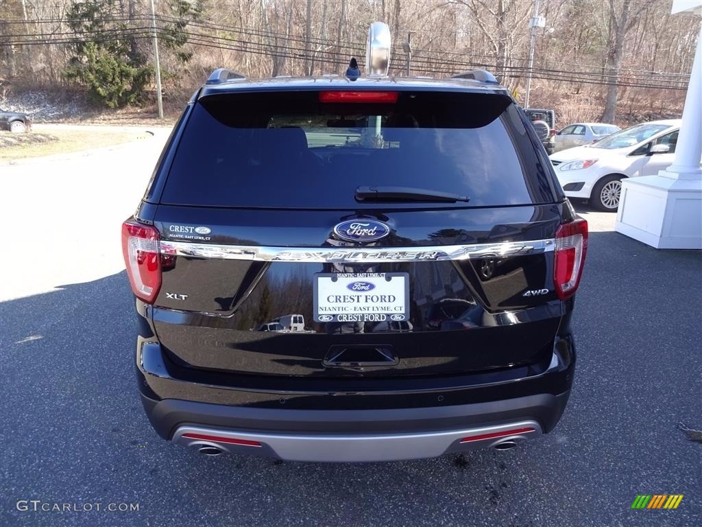 2016 Explorer XLT 4WD - Shadow Black / Ebony Black photo #6