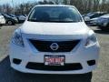 2014 Fresh Powder White Nissan Versa 1.6 SV Sedan  photo #2