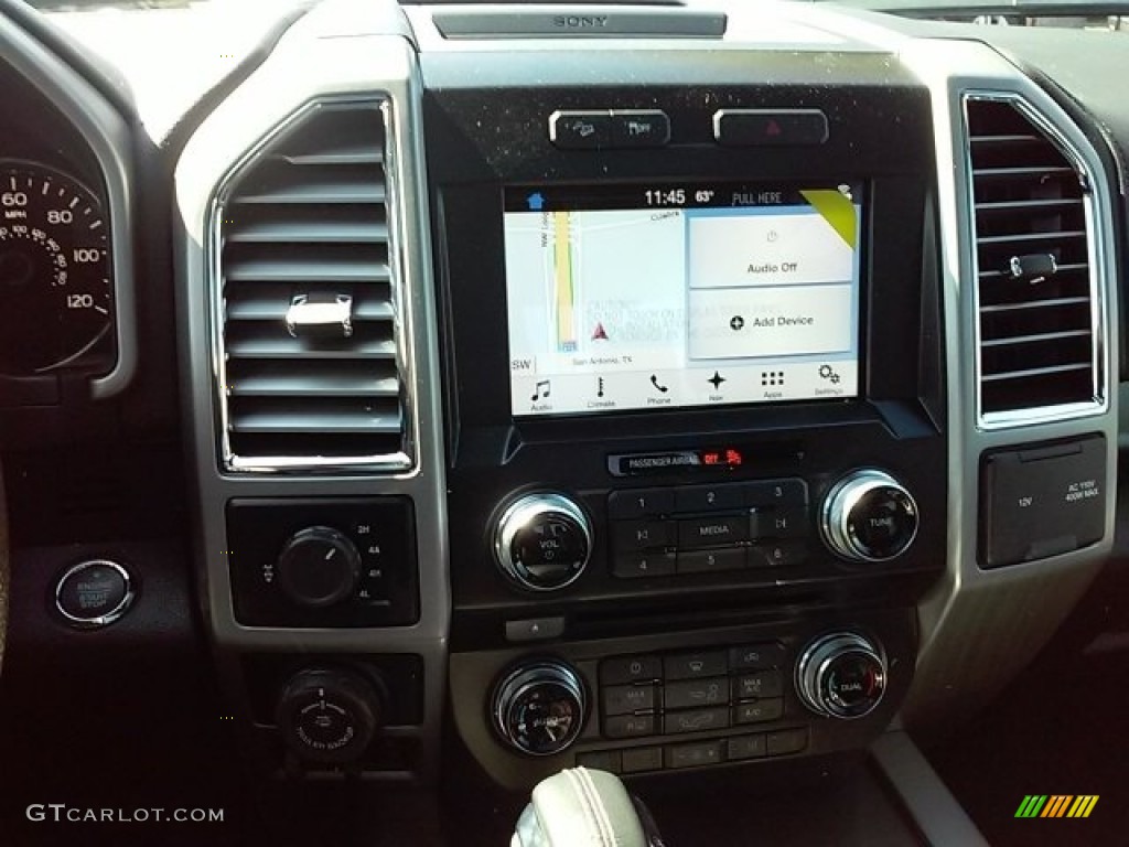 2016 F150 Lariat SuperCrew 4x4 - Oxford White / Black photo #34