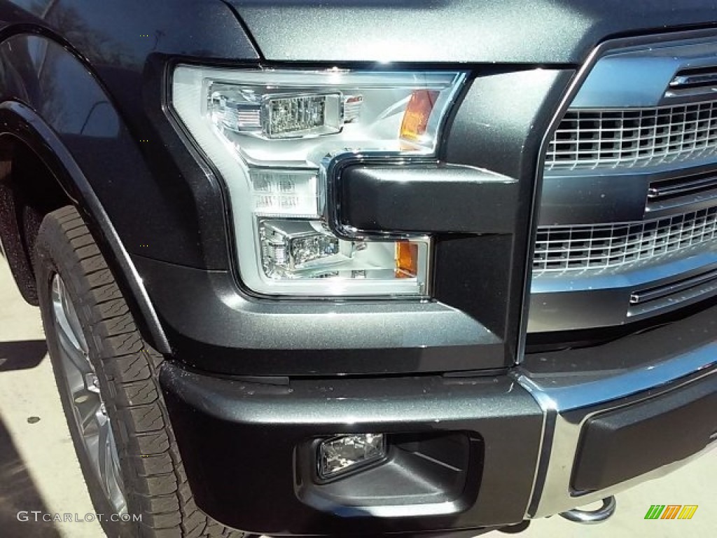 2016 F150 Platinum SuperCrew 4x4 - Magnetic / Black photo #3