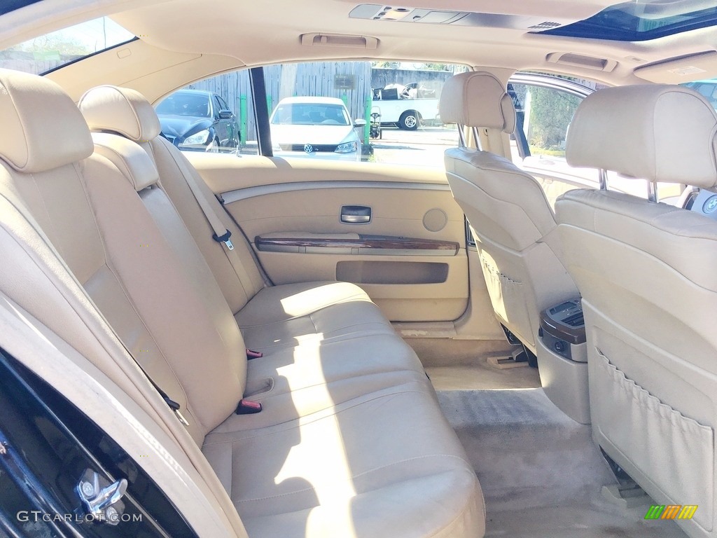 2002 7 Series 745Li Sedan - Black Sapphire Metallic / Beige III photo #30