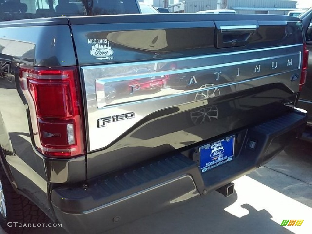 2016 F150 Platinum SuperCrew 4x4 - Magnetic / Black photo #10