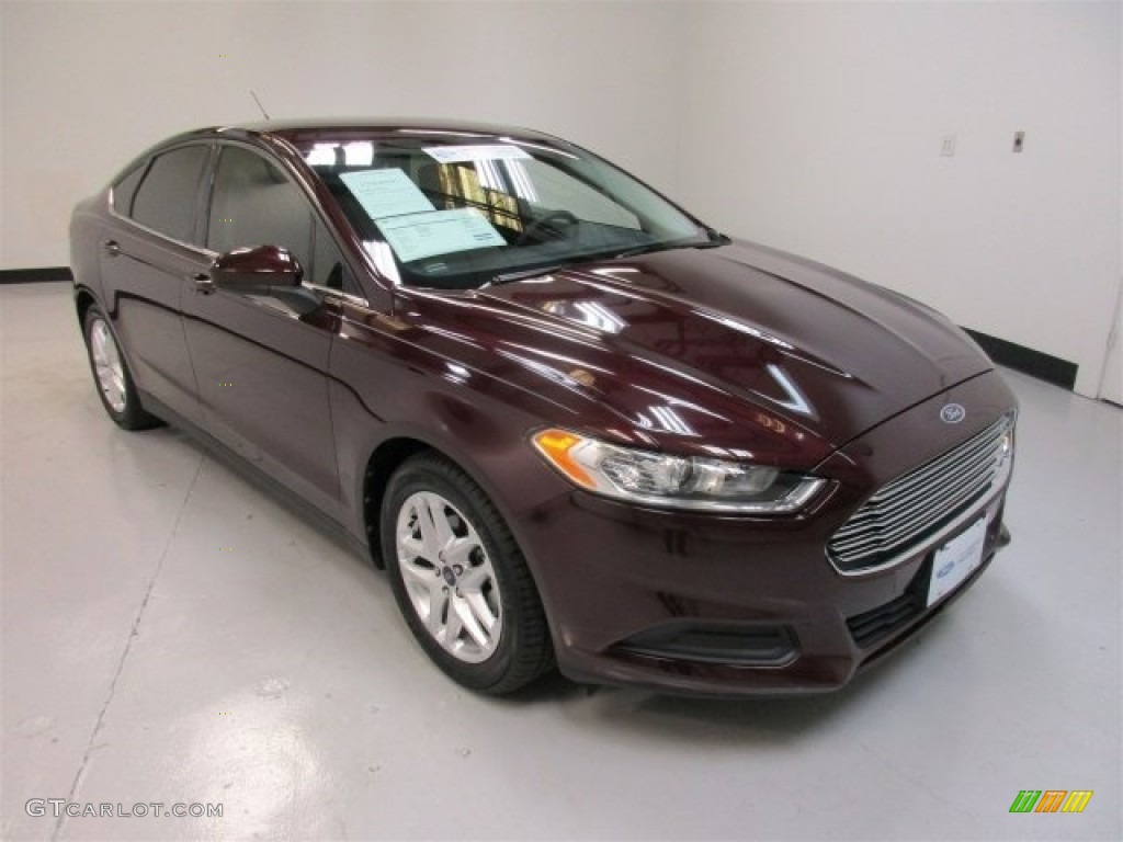 2013 Fusion S - Bordeaux Reserve Red Metallic / Earth Gray photo #2