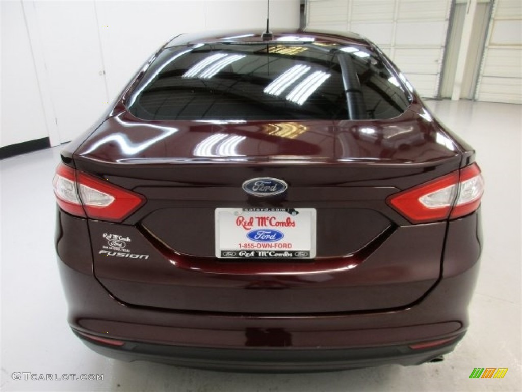 2013 Fusion S - Bordeaux Reserve Red Metallic / Earth Gray photo #9