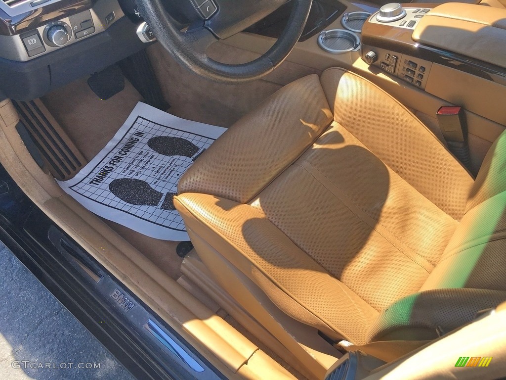 2007 7 Series 750Li Sedan - Monaco Blue Metallic / Cream Beige photo #40
