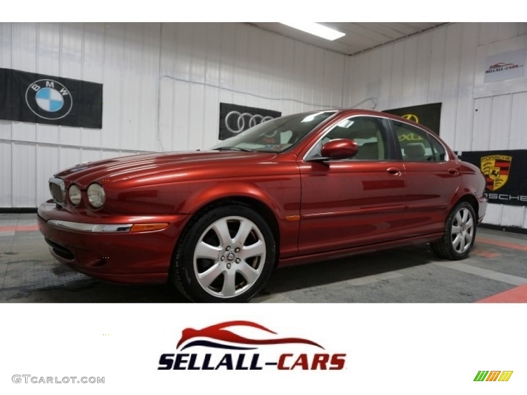 Radiance Red Metallic Jaguar X-Type