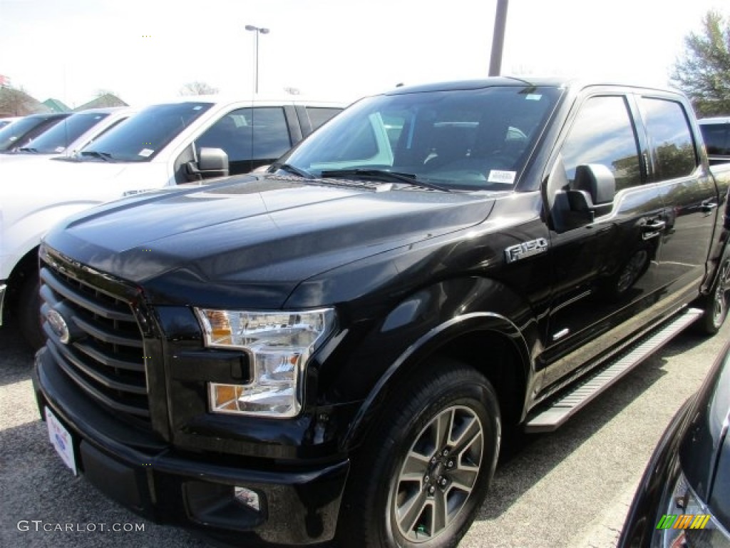 2016 F150 XLT SuperCrew - Shadow Black / Black photo #2