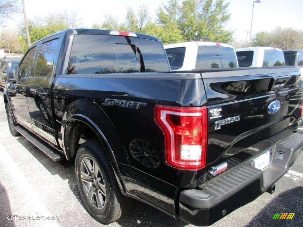 2016 F150 XLT SuperCrew - Shadow Black / Black photo #6