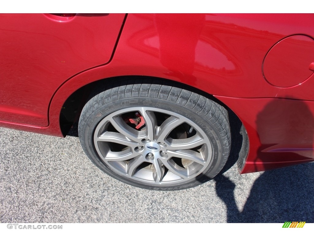 2012 Fusion SE - Red Candy Metallic / Charcoal Black photo #28