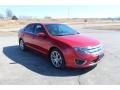 2012 Red Candy Metallic Ford Fusion SE  photo #40
