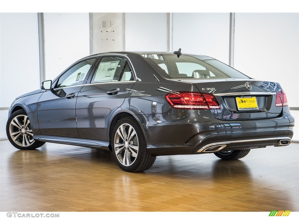 2016 E 350 Sedan - Steel Grey Metallic / Black photo #3