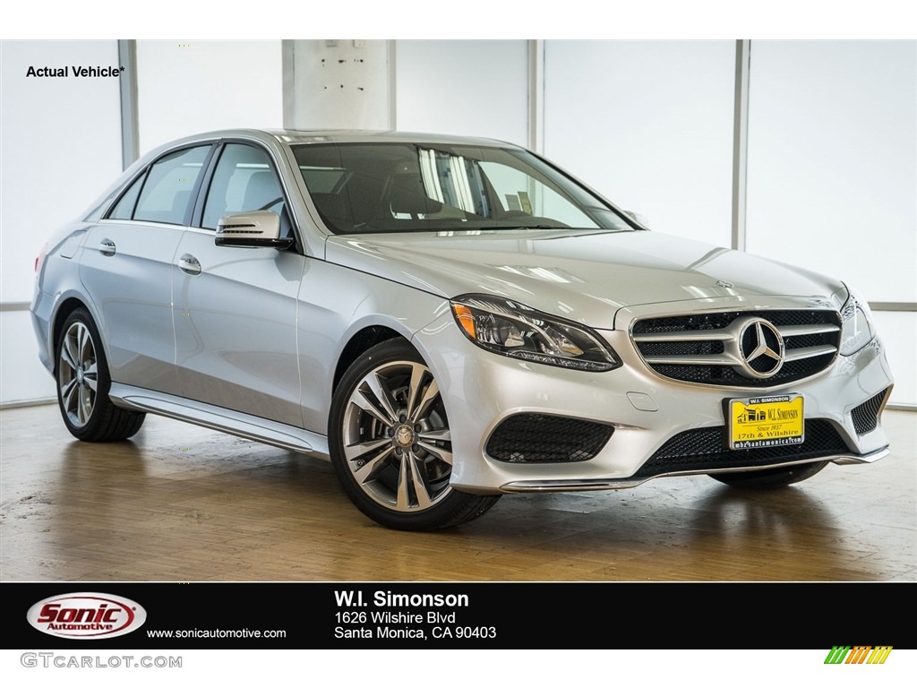 2016 E 350 Sedan - Iridium Silver Metallic / Black photo #1